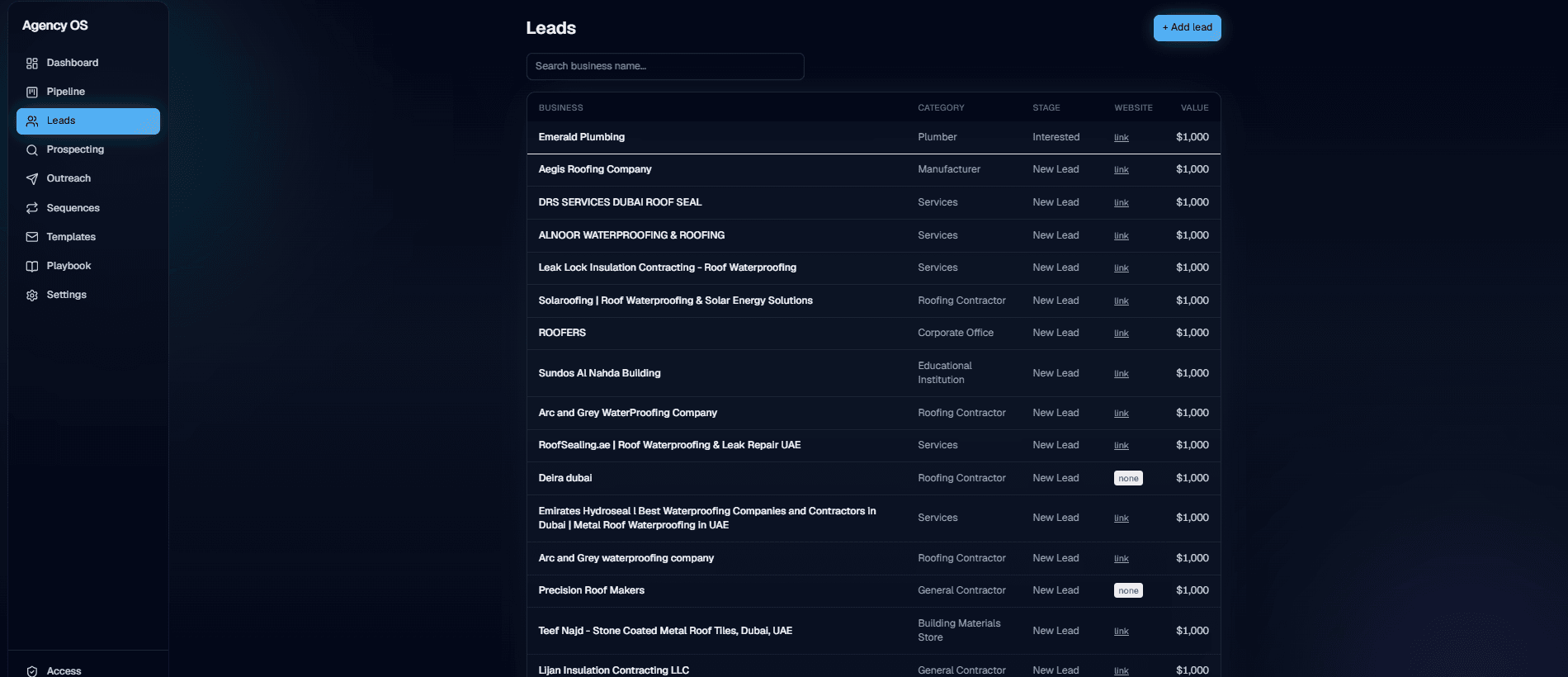 Agency OS screenshot 3