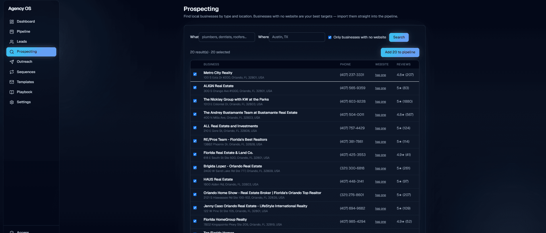 Agency OS screenshot 4